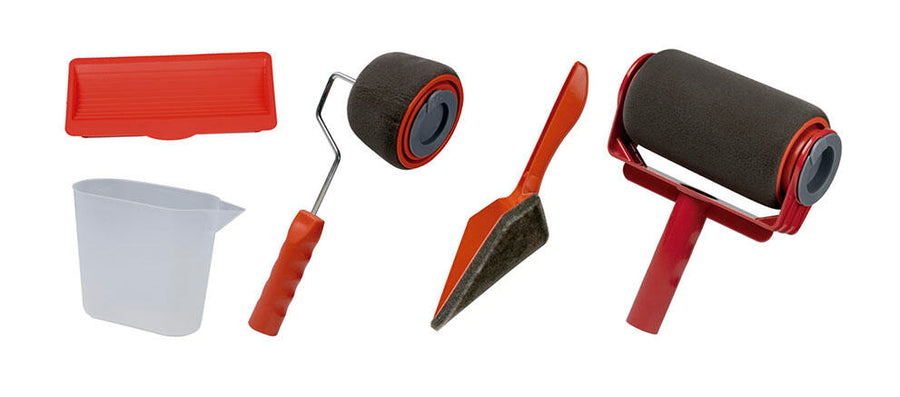 Rodillo de pintura recargable extensible