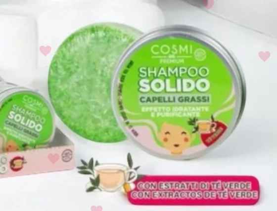 Champú sólido té verde 55gr | ViamoMas