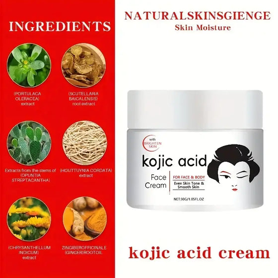 Crema de Ácido Kójico Hidratante Diaria