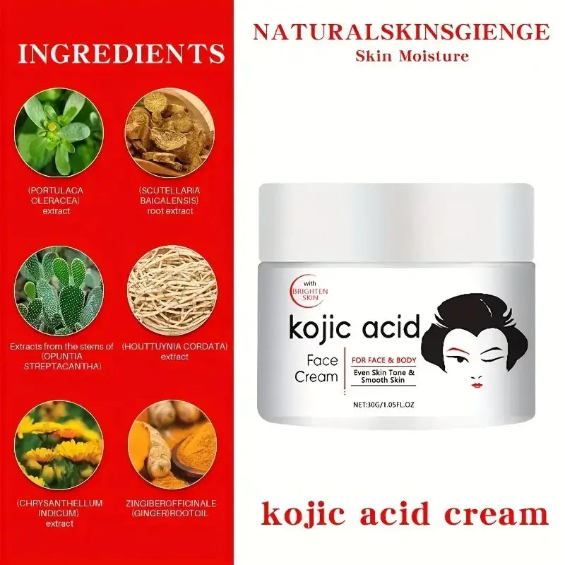 Crema de Ácido Kójico Hidratante Diaria