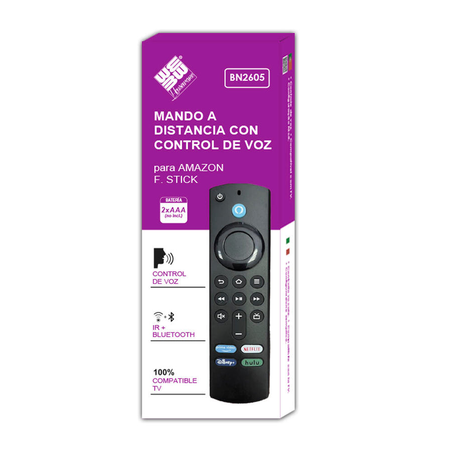 Mando voz compatible con Fire TV Stick