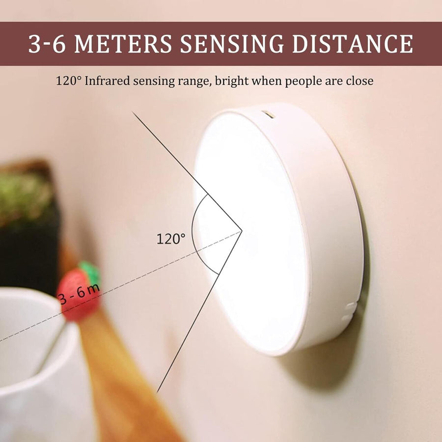 Luz LED con sensor para armarios y pasillos