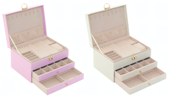 Joyero 3 plantas con llave | ViamoMas