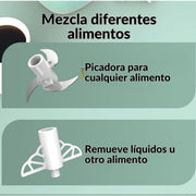 Picadora 350ml compacta para cocina diaria