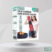 Faja lumbar con efecto calor ajustable