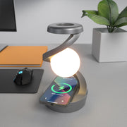 Lámpara Luna LED Levitante con Carga Qi