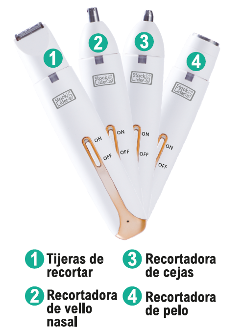 Depilador femenino 4 en 1 IPX7